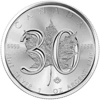 Maple Leaf 1 Unze 2018 Jubiläum