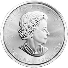 Maple Leaf 1 Unze 2018 Jubiläum
