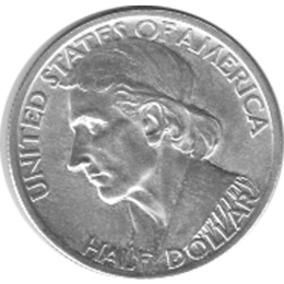 Halve Dollar 1936 Boone 1/2 Silber Dollar