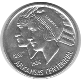 Halve Dollar 1936 Arkansas 1/2 Silber Dollar