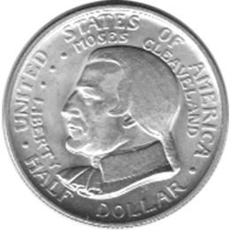 Halve Dollar 1936 Cleveland 1/2 Silber Dollar