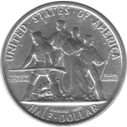 Halve Dollar 1936 Pioneer 1/2 Silber Dollar