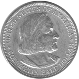 Half Dollar 1893 Kolumbus 1/2 Silber Dollar