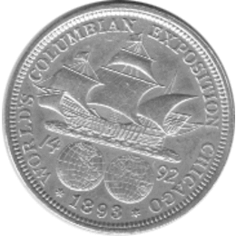 Half Dollar 1893 Kolumbus 1/2 Silber Dollar