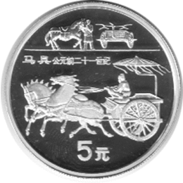 China 5 Yuan 1996