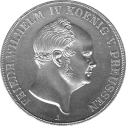 Preussen Doppeltaler Vereinstaler Friedrich Wilhelm 1840-1861 