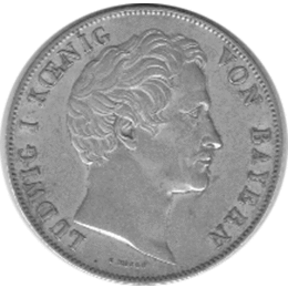 Bayern Ludwig I Zwei Gulden 1848