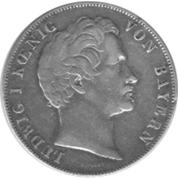Bayern Ludwig I Zwei Gulden 1846