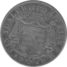 Altdeutschland Sachsen Friedrich August 1860