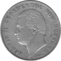 Altdeutschland Hessen Darmstadt Ludwig Doppelgulden 1846