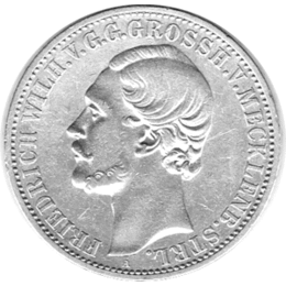 Altdeutschland Mecklenburg Strelitz Taler 1870