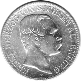 Altdeutschland Sachsen Altenburg Ernst Herzog 1858