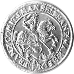 Altdeutschland 1/3 Taler 1671 Mansfeld Eisleben Johann Georg III
