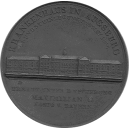 Altdeutschland Bayern Krankenhaus Augsburg 1856 Maximilian II