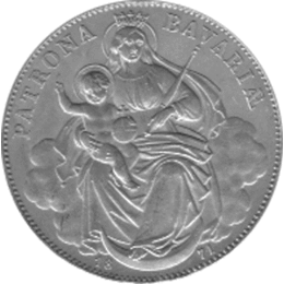Bayern Ludwig II Patrona Bavariae 1871