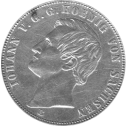 Altdeutschland Sachsen Vereinstaler 1863