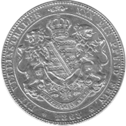 Altdeutschland Sachsen Vereinstaler 1863