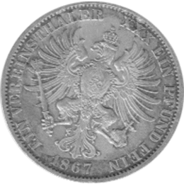 Altdeutschland Preussen Brandenburg Taler 1867