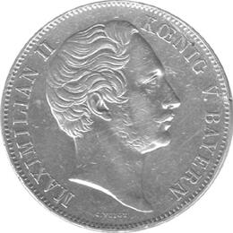Altdeutschland Zwei Vereinsthaler 1860 Bayern Bayern Maximilian II 