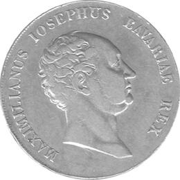 Altdeutschland Bayern Maximilian Ioseph Konventionstaler 1814