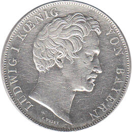 Bayern Ludwig I Zwei Gulden 1845