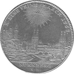 Altdeutschland Nürnberg Stadt Taler 1768
