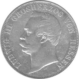 Altdeutschland Hessen Darmstadt 1 Taler Ludwig III 1865 