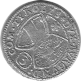 Österreich Habsburg 3 Kreuzer Ferdinand Carl 1639