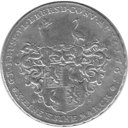 Reuss Jüngere Linie Ebersdorf Heinrich XXIV Taler 1765 