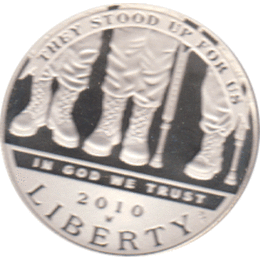 1 Dollar USA 2010 Veterans