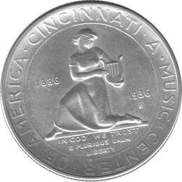 Halve Dollar 1936 Cincinnati 1/2 Silber Dollar