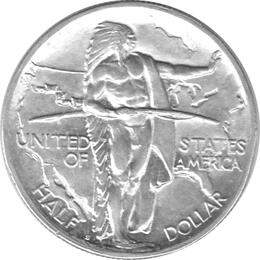 Halve Dollar 1926 Oregon 1/2 Silber Dollar
