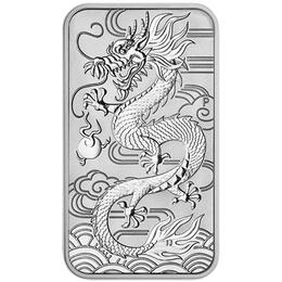 Drache Rectangle Silberbarren 2018