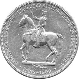 USA 1 Dollar 1900 Lafayette Gedenkmünze