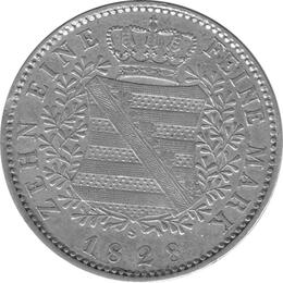 Sachsen Albertinische Linie Anton Taler 1828