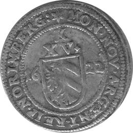 Altdeutschland Nürnberg Ferdinand 15 Kreuzer 1622