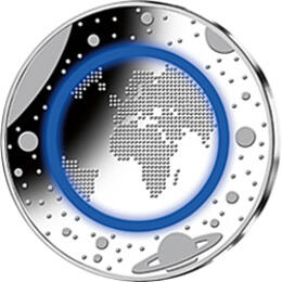 5 Euro Silber Gedenkmünze ST 2016 Planet Erde mit Polymerring