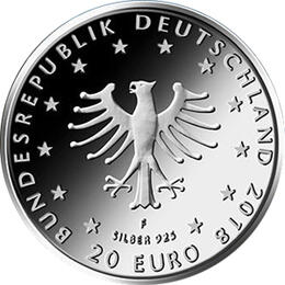 20 Euro Silber Gedenkmünze PP 2018 Froschkönig