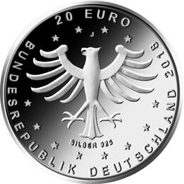 20 Euro Silber Gedenkmünze PP 2018 Hansestadt Rostock