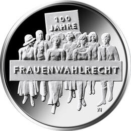 20 Euro Silber Gedenkmünze PP 2019 Frauenwahlrecht