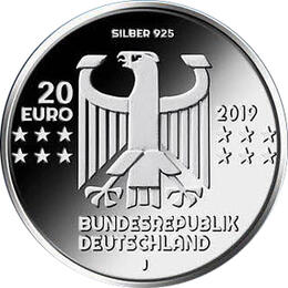20 Euro Silber Gedenkmünze PP 2019 Bauhaus