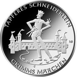 20 Euro Silber Gedenkmünze PP 2019 Tapferes Schneiderlein