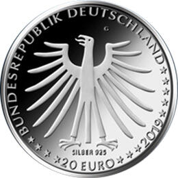 20 Euro Silber Gedenkmünze PP 2019 Tapferes Schneiderlein