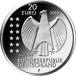 20 Euro Silber Gedenkmünze PP 2019 Alexander Humboldt