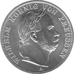 Preussen Brandenburg Wilhelm Taler 1866
