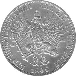 Preussen Brandenburg Wilhelm Taler 1868