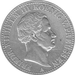 Preussen Mansfelder Bergbau Wilhelm Taler 1836