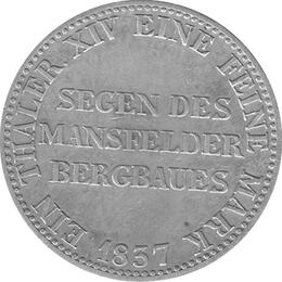 Preussen Mansfelder Bergbau Wilhelm Taler 1836