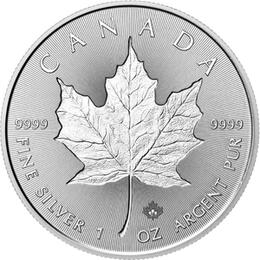 Maple Leaf 1 Unze 2019 Incuse