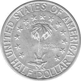 Halve Dollar 1936 South Carolina 1/2 Silber Dollar